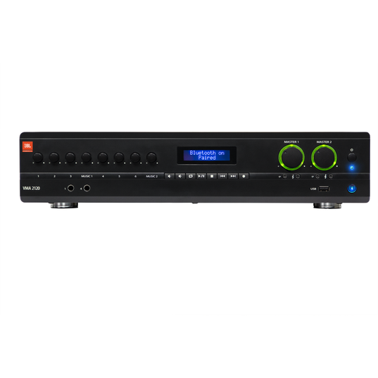Mezclador-amplificador JBL VMA2120 con Bluetooth de 120 W por canal