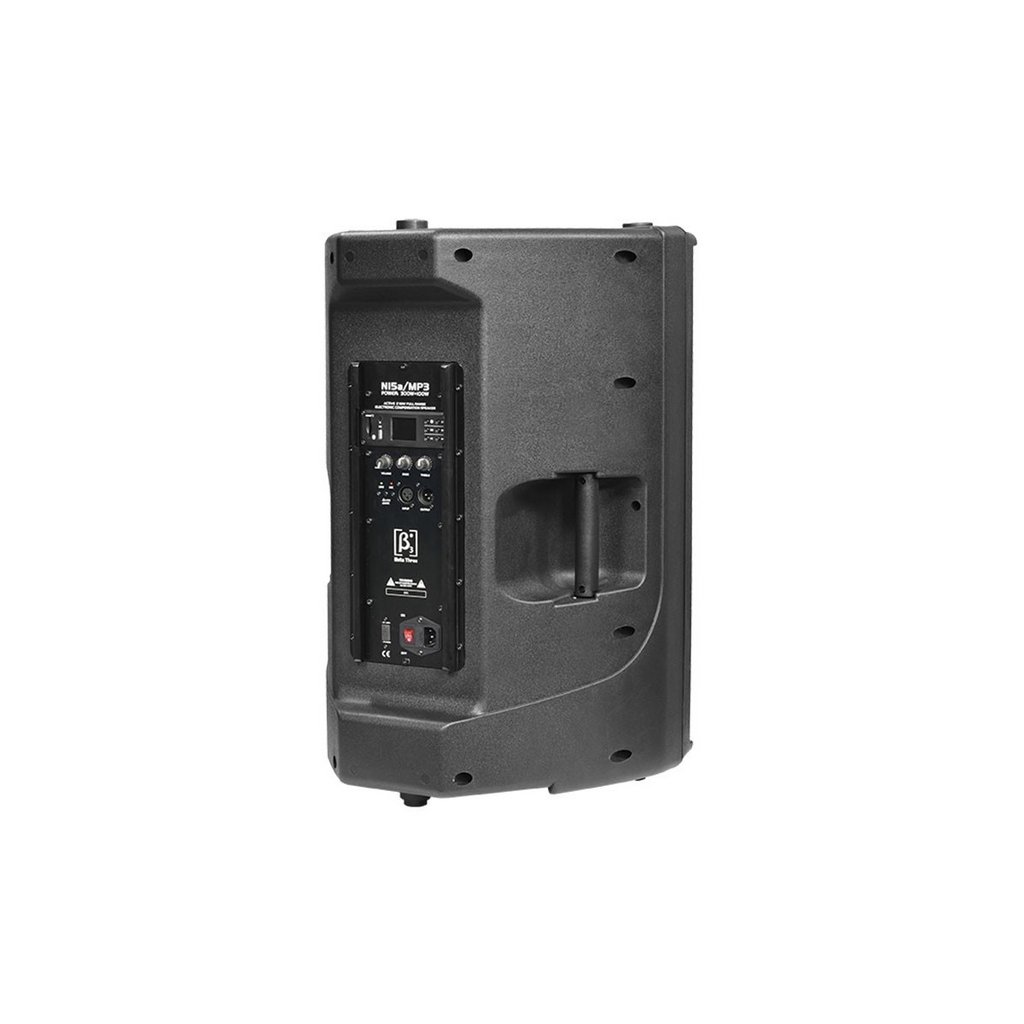 Cabina activa Beta Three N15A/MP3-II de 15 pulgadas con Bluetooth