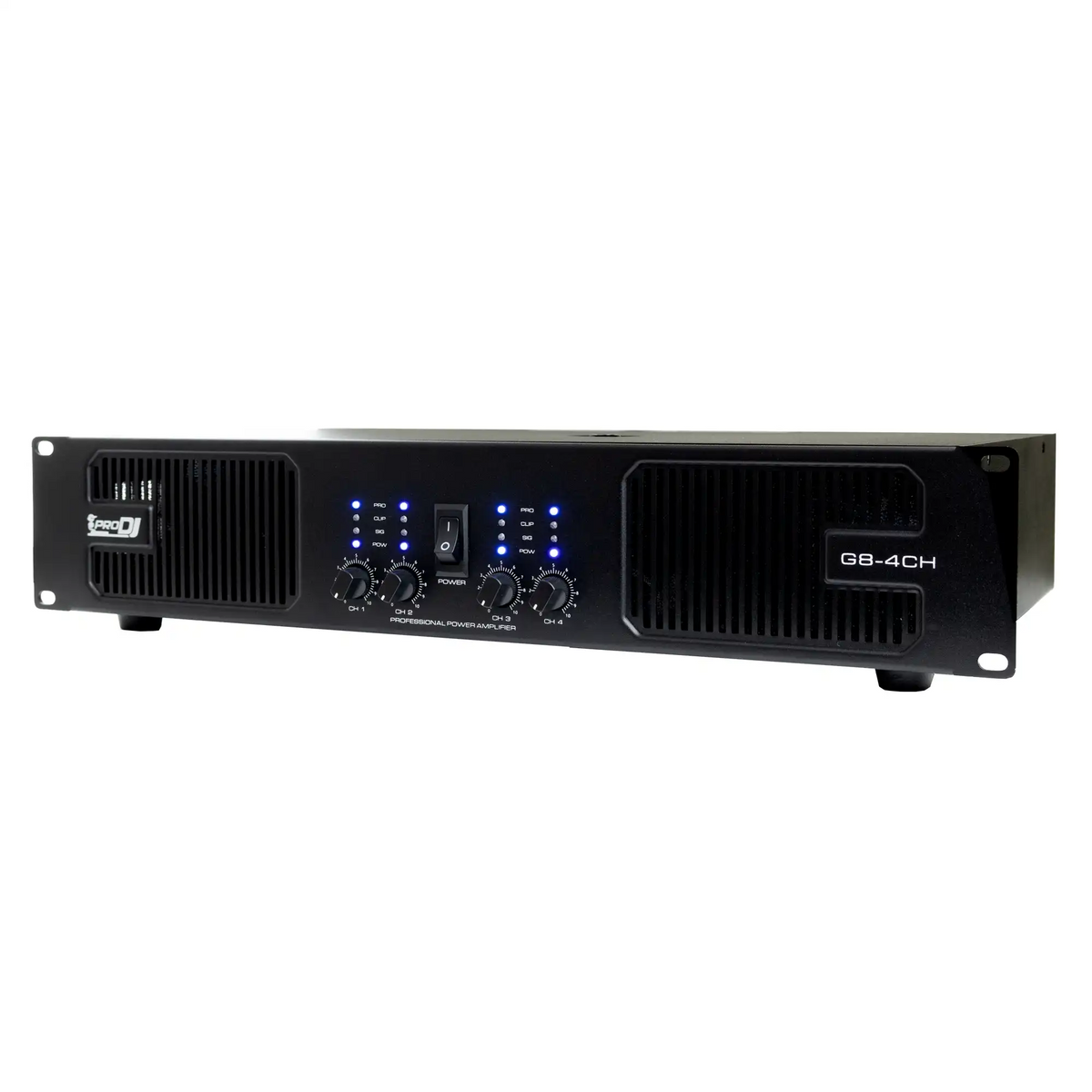 Amplificador de potencia Pro DJ G8-4CH de 4 canales 800 W