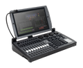 Consola de iluminación Obsidian NX2 con faders y pantalla táctil
