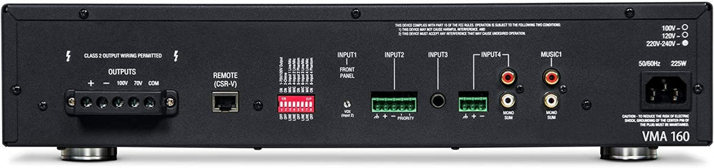 Mezclador-amplificador comercial JBL VMA160 de 60 W