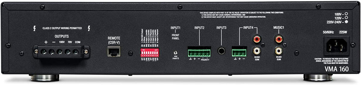 Mezclador-amplificador comercial JBL VMA160 de 60 W