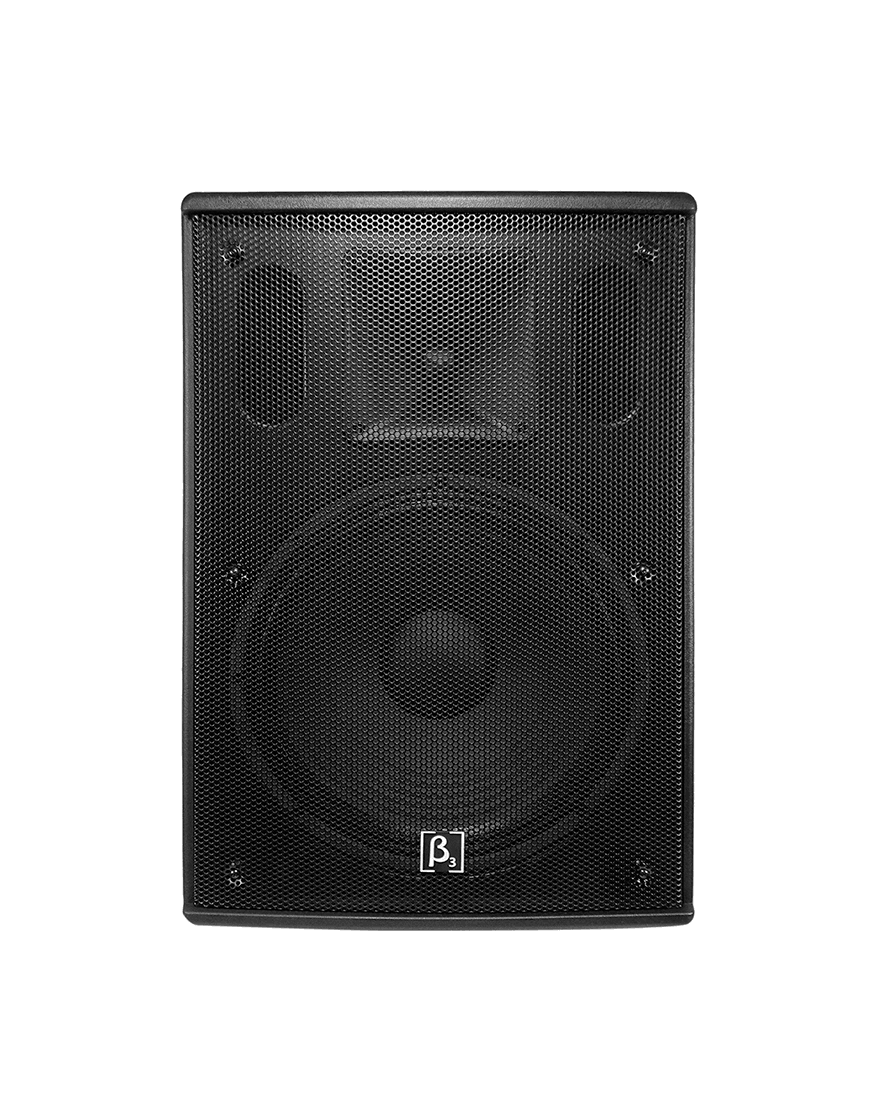 Cabina activa Beta Three N12A/MP3-II de 12 pulgadas con Bluetooth