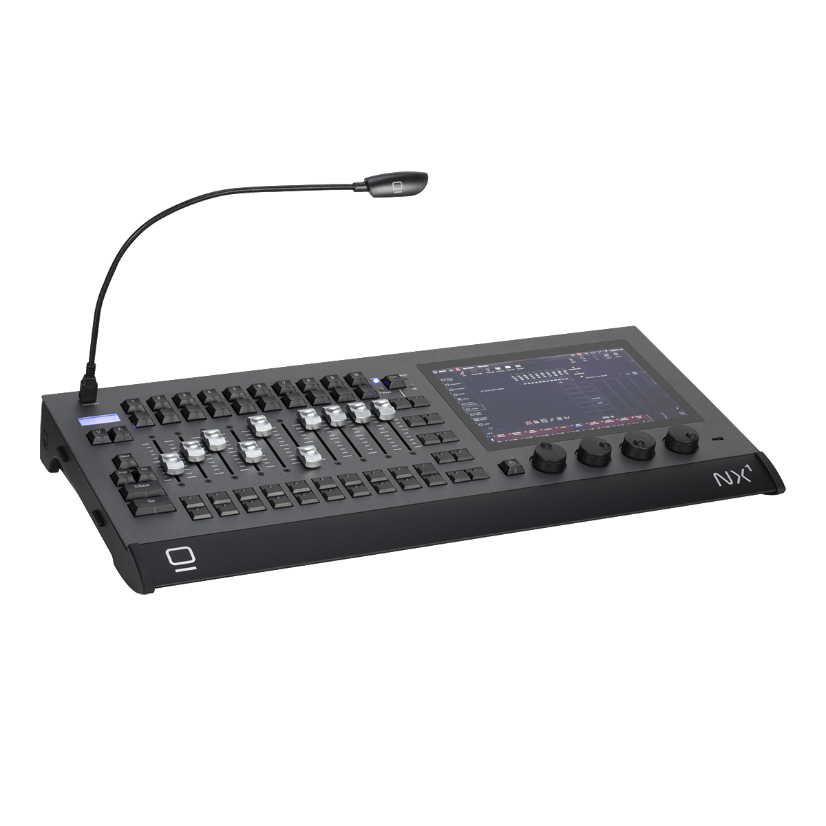Consola de iluminación Obsidian NX1 con pantalla táctil de 10,1 pulgadas