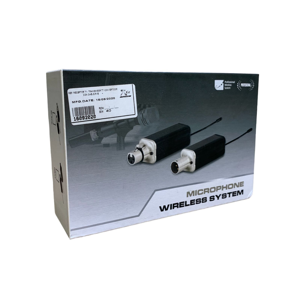 Adaptador convertidor RXE T-7 de micrófono alámbrico a inalámbrico