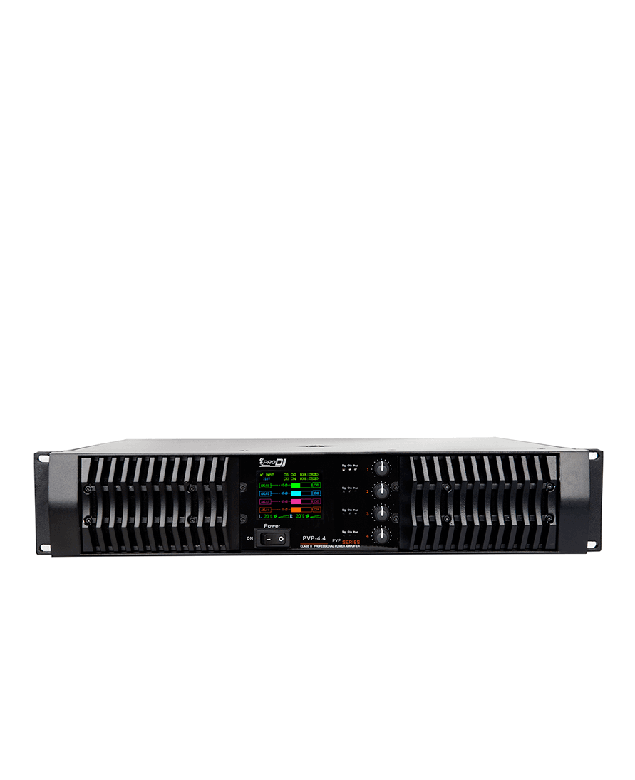 Amplificador de potencia Pro DJ PVP-4.4 de 4 canales