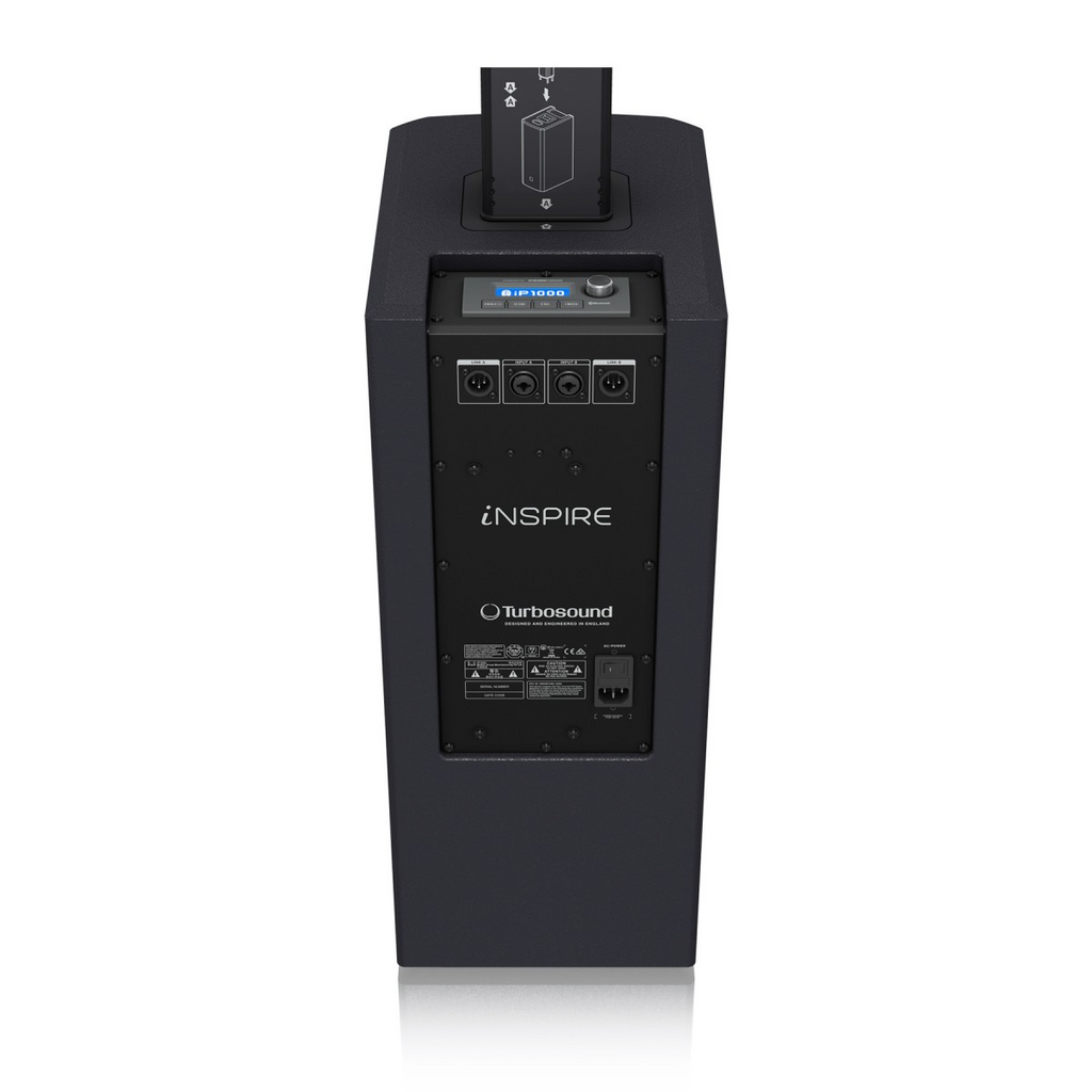 Sistema de columna activo Turbosound iP1000 de 4 vías con Bluetooth