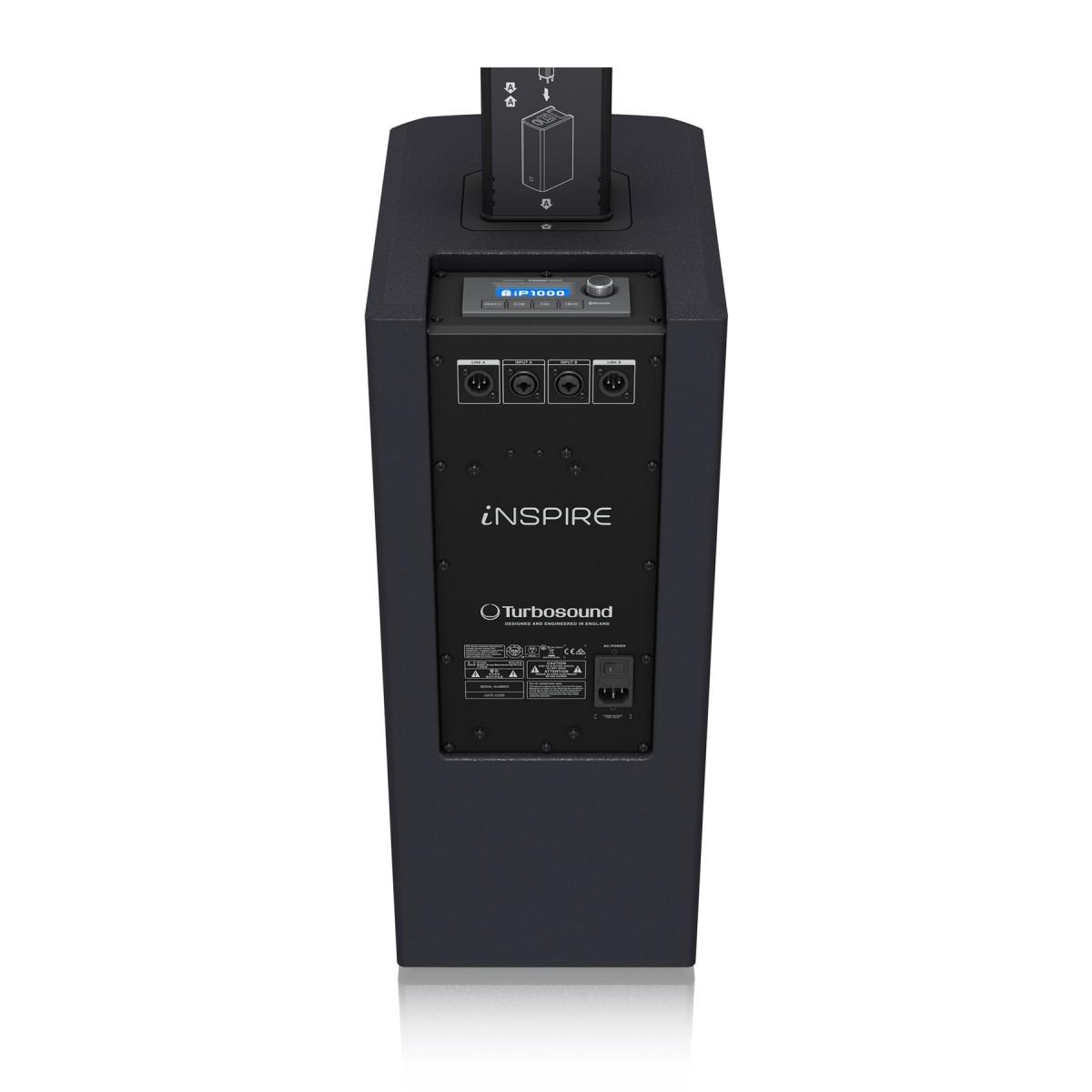 Sistema de columna activo Turbosound iP1000 de 4 vías con Bluetooth