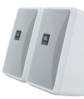 Par de parlantes de pared JBL Control 23-1L-WH blancos ultracompactos de 8 ohmios