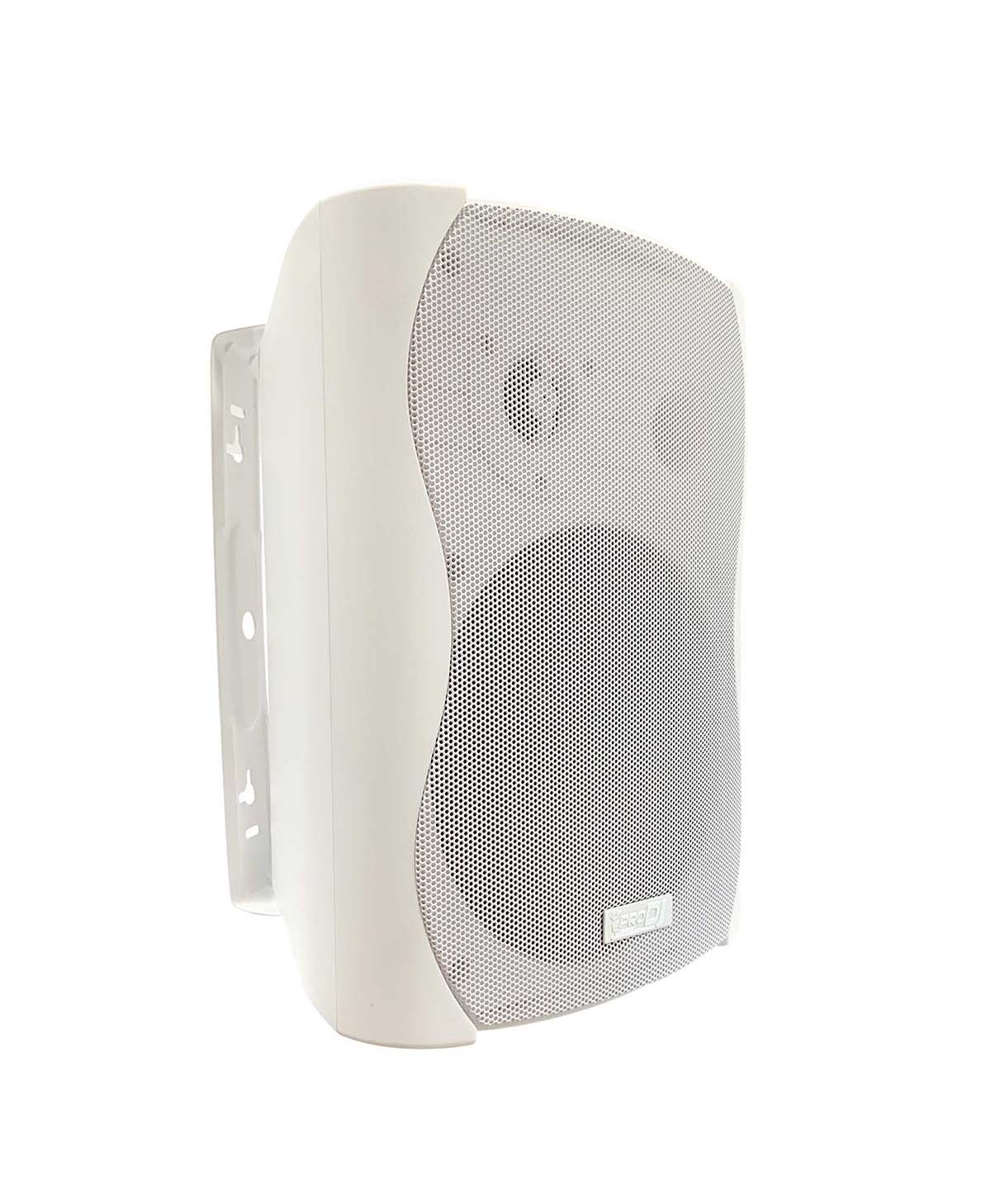 Par de parlantes ambientales de pared Pro DJ WS40S-WT de 4 pulgadas en color blanco