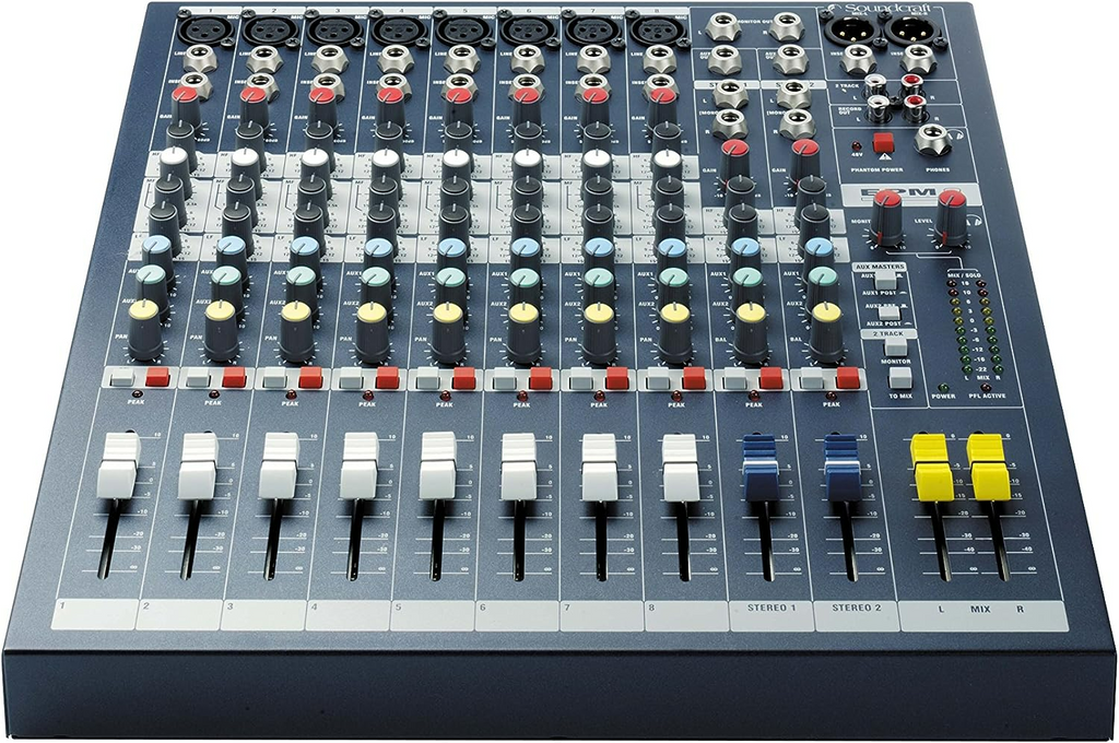 Consola análoga Soundcraft EPM8 de 8 canales