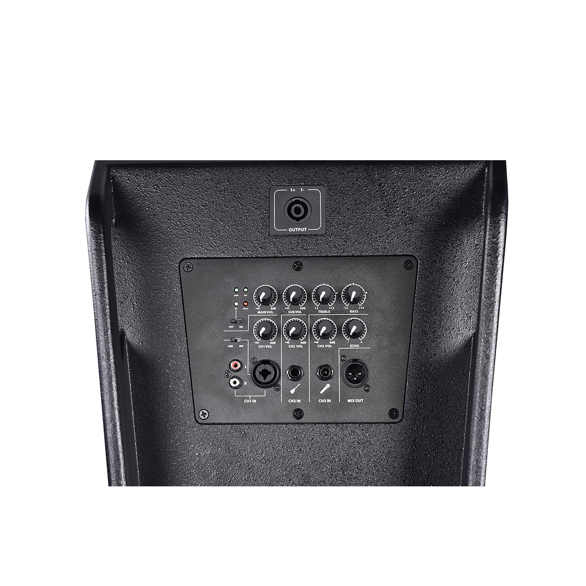 Sistema de audio activo Beta Three BT1500 con subwoofer de 15 pulgadas y Bluetooth