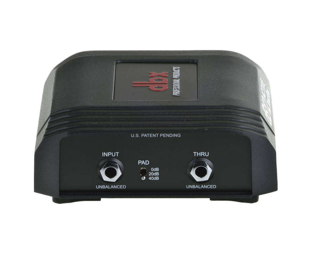 Caja directa dbx DB12 de un canal con atenuador seleccionable