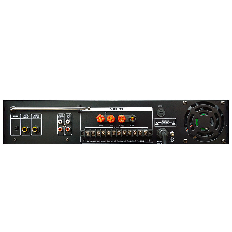 Amplificador ambiental Pro DJ ST2180BC de 180 W con 6 zonas