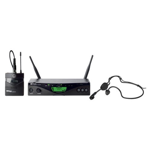 Sistema de micrófono inalámbrico de diadema AKG WMS470 Sport Set