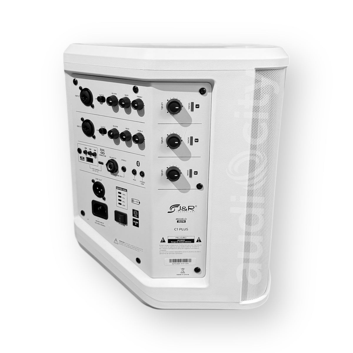 Cabina recargable J&R C1 Plus de 6,5 pulgadas con Bluetooth y morral