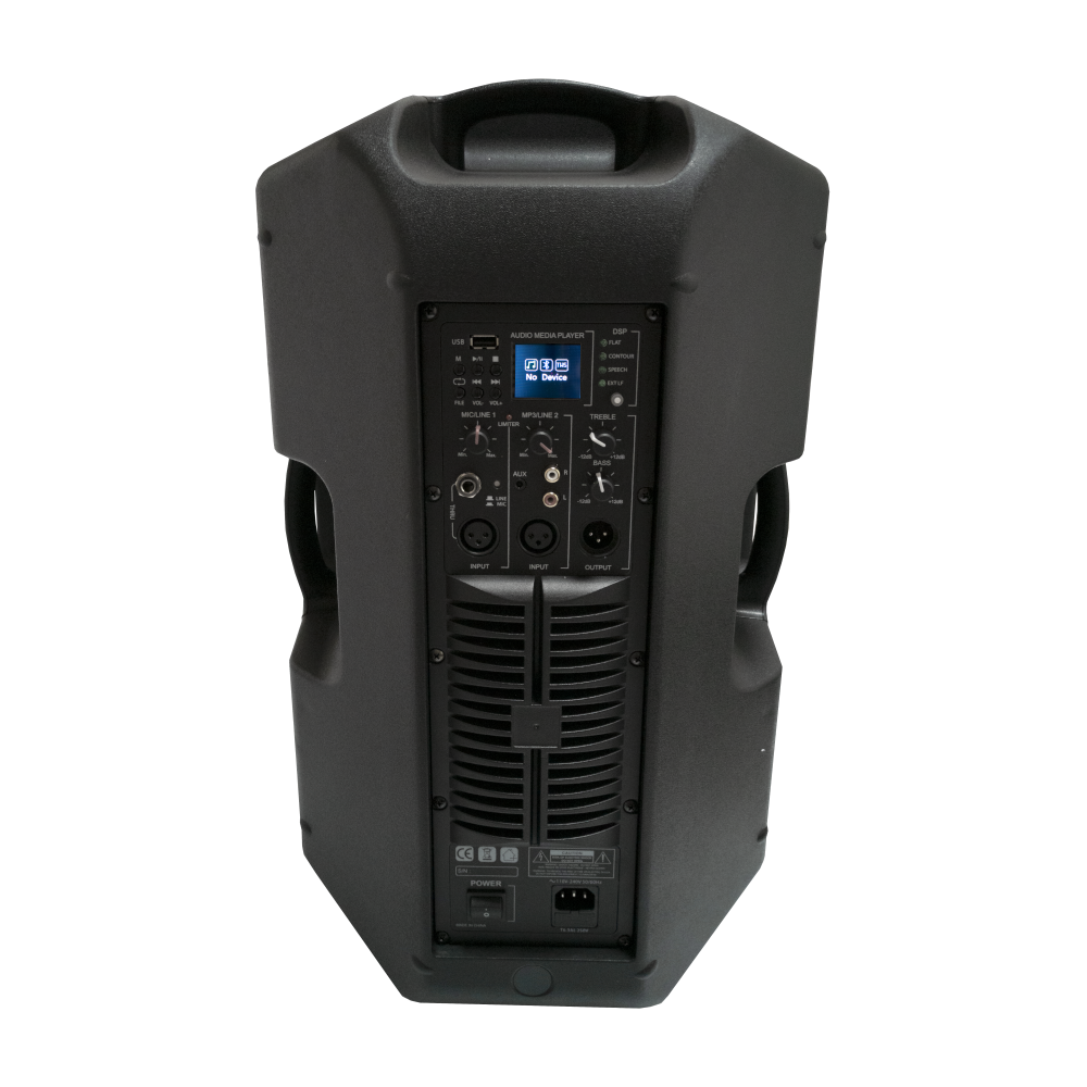 Cabina activa Maxlin MX15PRO2 de 15 pulgadas con Bluetooth