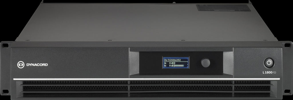 Amplificador de potencia Dynacord L1800FD de 2 canales con DSP