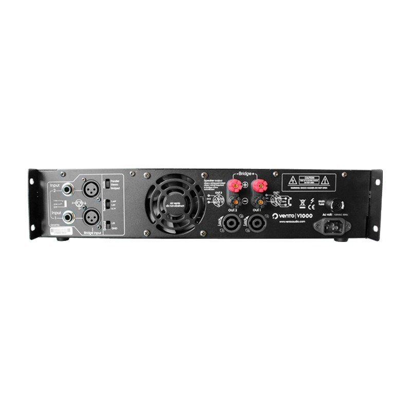 Amplificador de potencia Vento V1000 estéreo de 2 canales