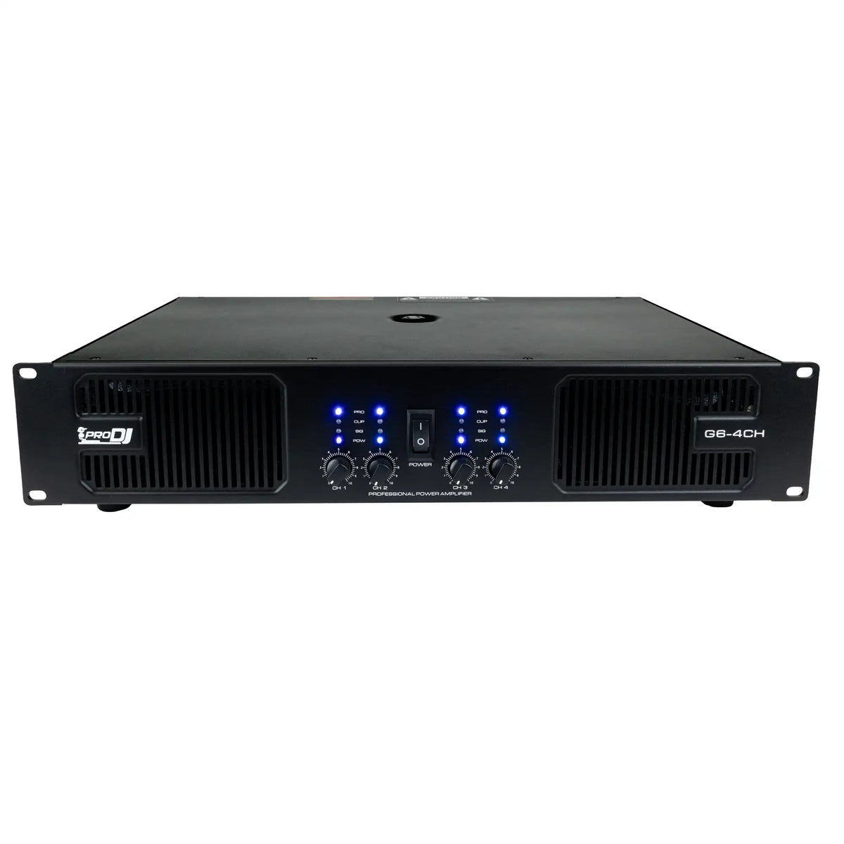 Amplificador de potencia Pro DJ G6-4CH de 4 canales
