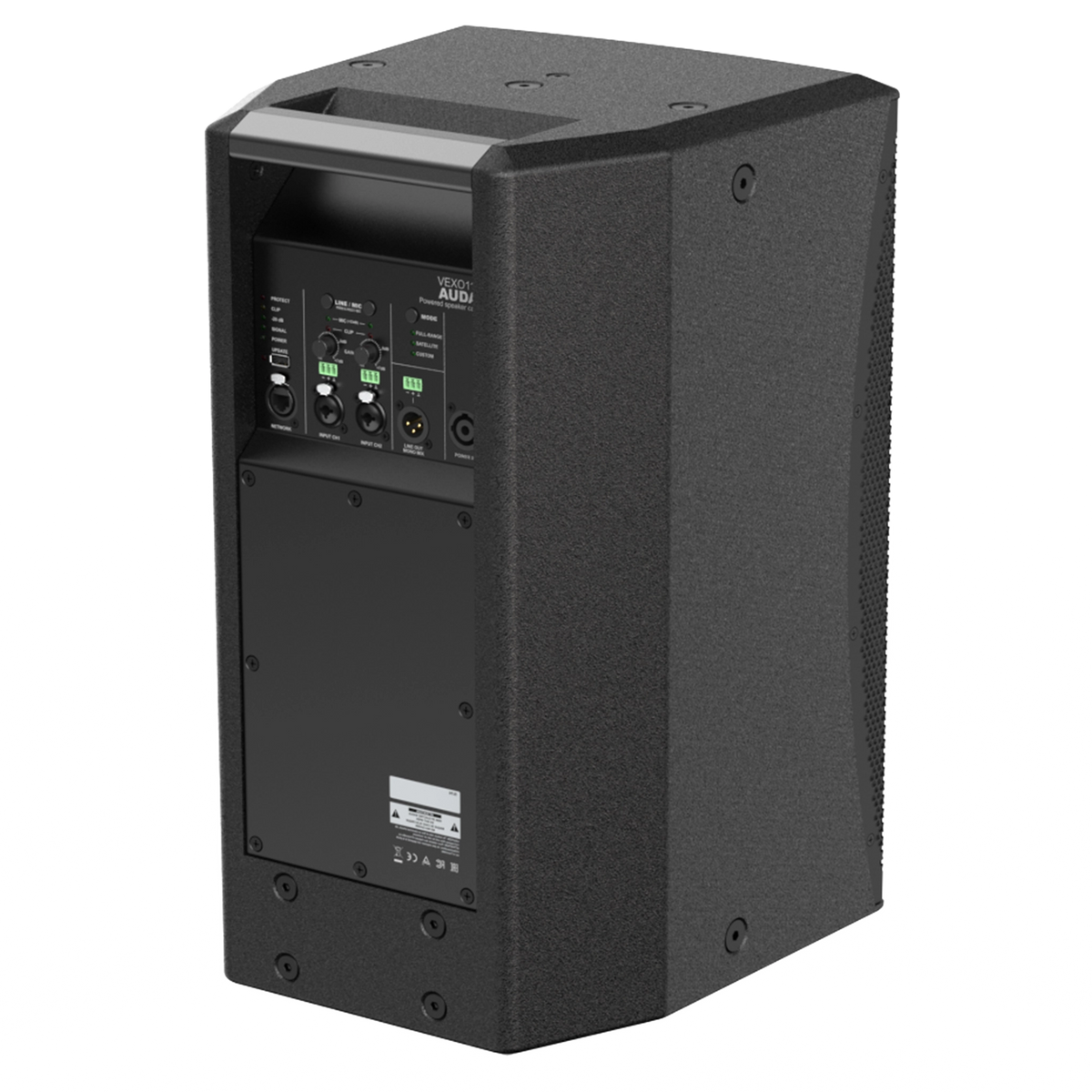 Cabina pasiva Audac VEXO110/B de 10 pulgadas en color negro