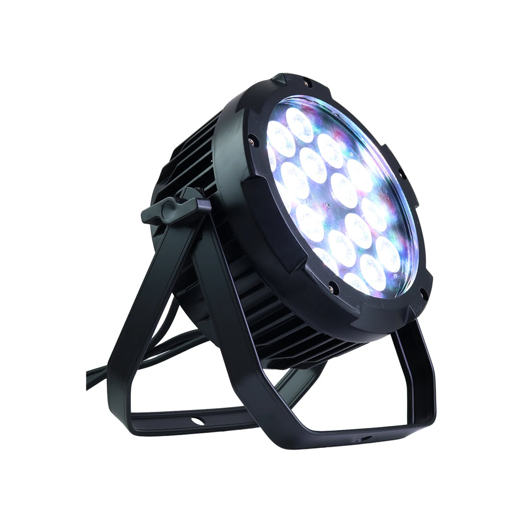 Par LED impermeable Pro DJ Lighting PL1810 WP RGBW IP65 de 18x10 W