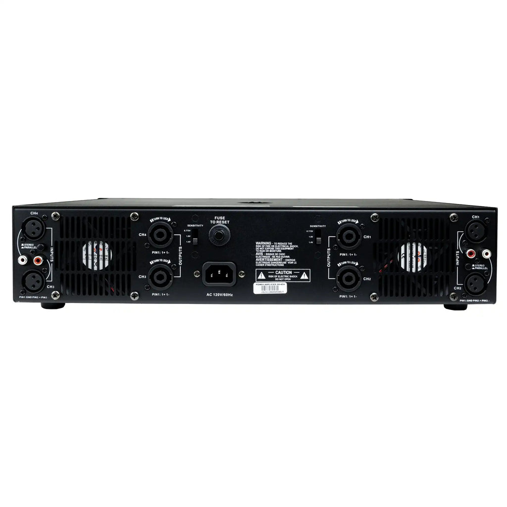 Amplificador de potencia Pro DJ G6-4CH de 4 canales