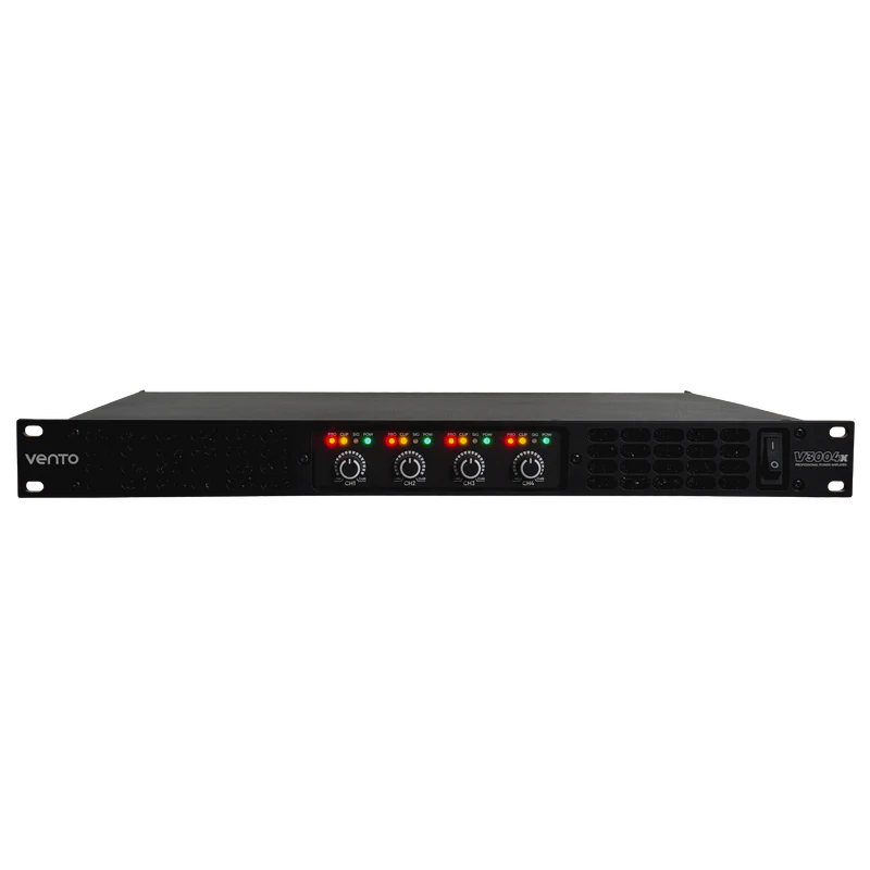 Amplificador de potencia Vento V3004X de 4 canales clase D