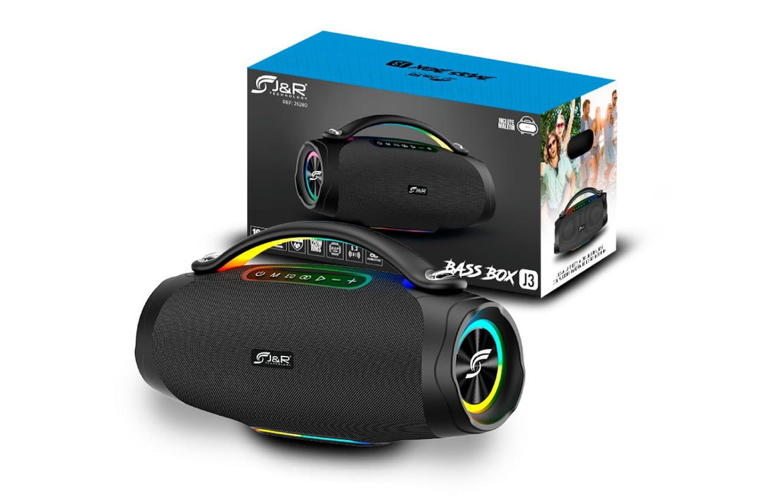 Parlante recargable Bluetooth J&R Bass Box J3 J5280