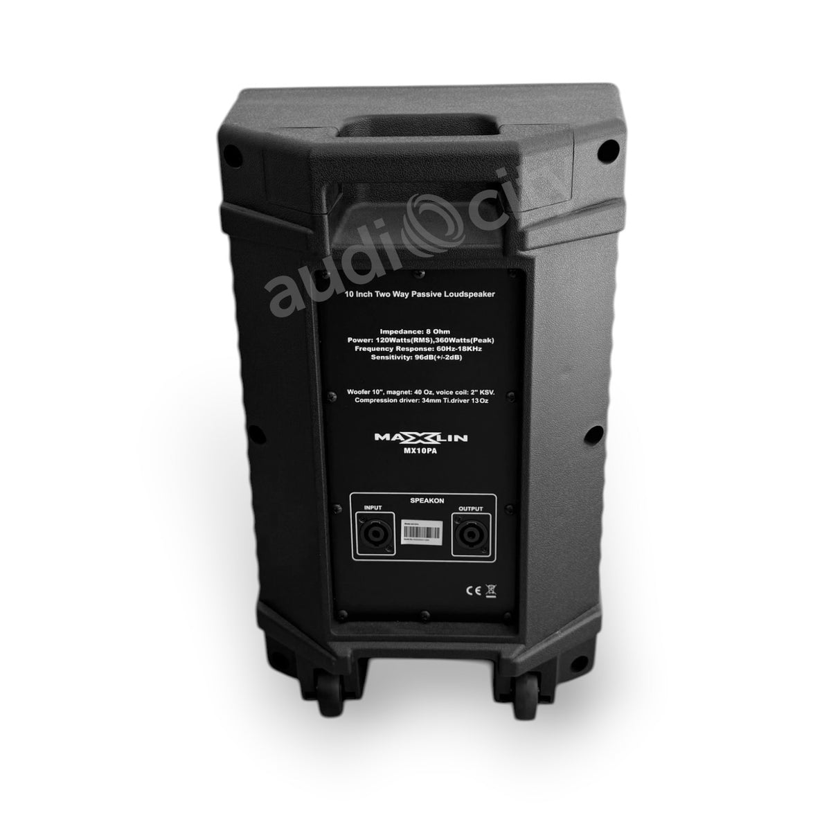 Cabina pasiva Maxlin MX10PA de 10 pulgadas