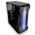Chasis gamer negro RXE 05 con vidrio templado