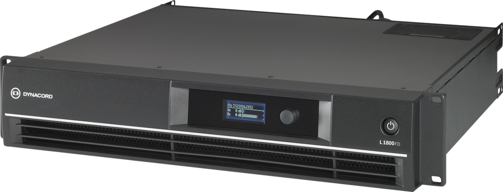 Amplificador de potencia Dynacord L1800FD de 2 canales con DSP