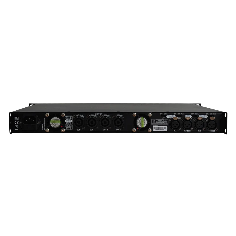 Amplificador de potencia Vento V3004X de 4 canales clase D