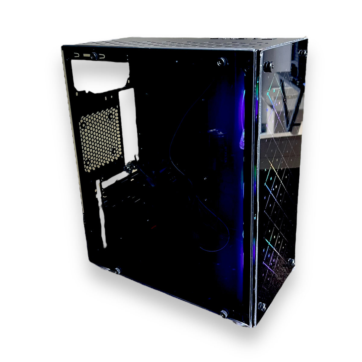Chasis gamer RXE Glassiar C01 Star con vidrio templado