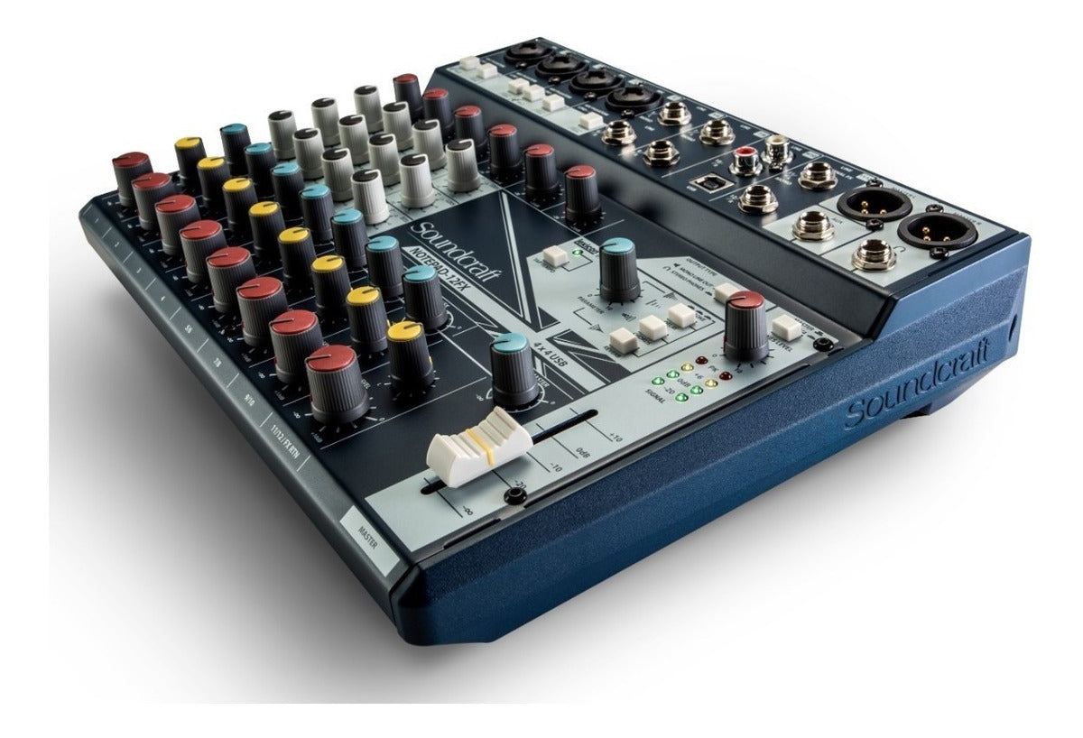 Consola análoga Soundcraft Notepad-12FX de 12 canales con USB