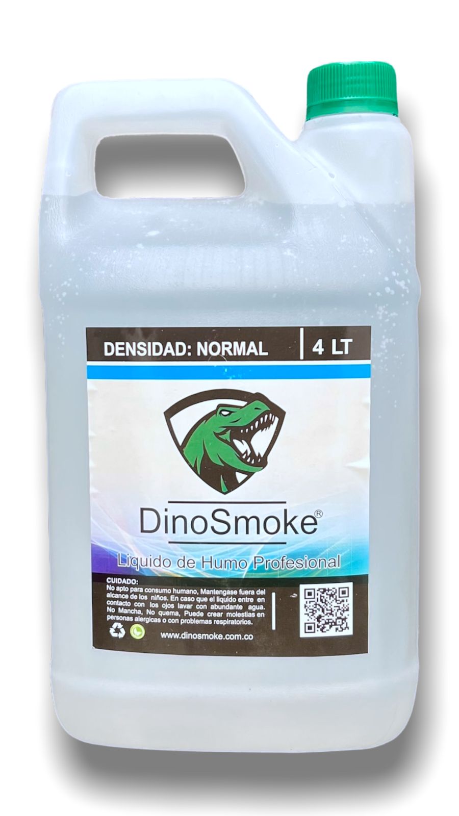 Líquido de humo Dinosmoke presentación galón de 4 litros