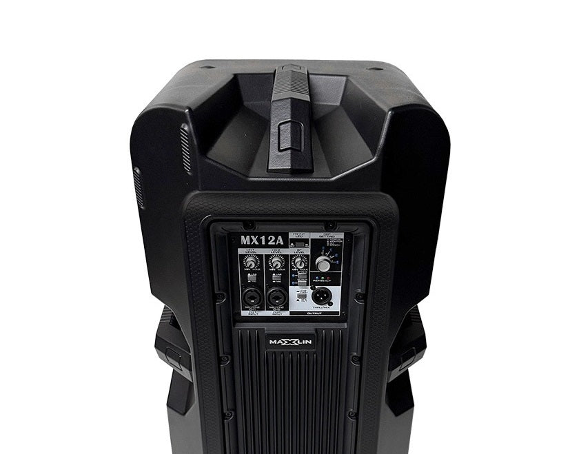Cabina activa Maxlin MX12A de 12 pulgadas con Bluetooth y DSP