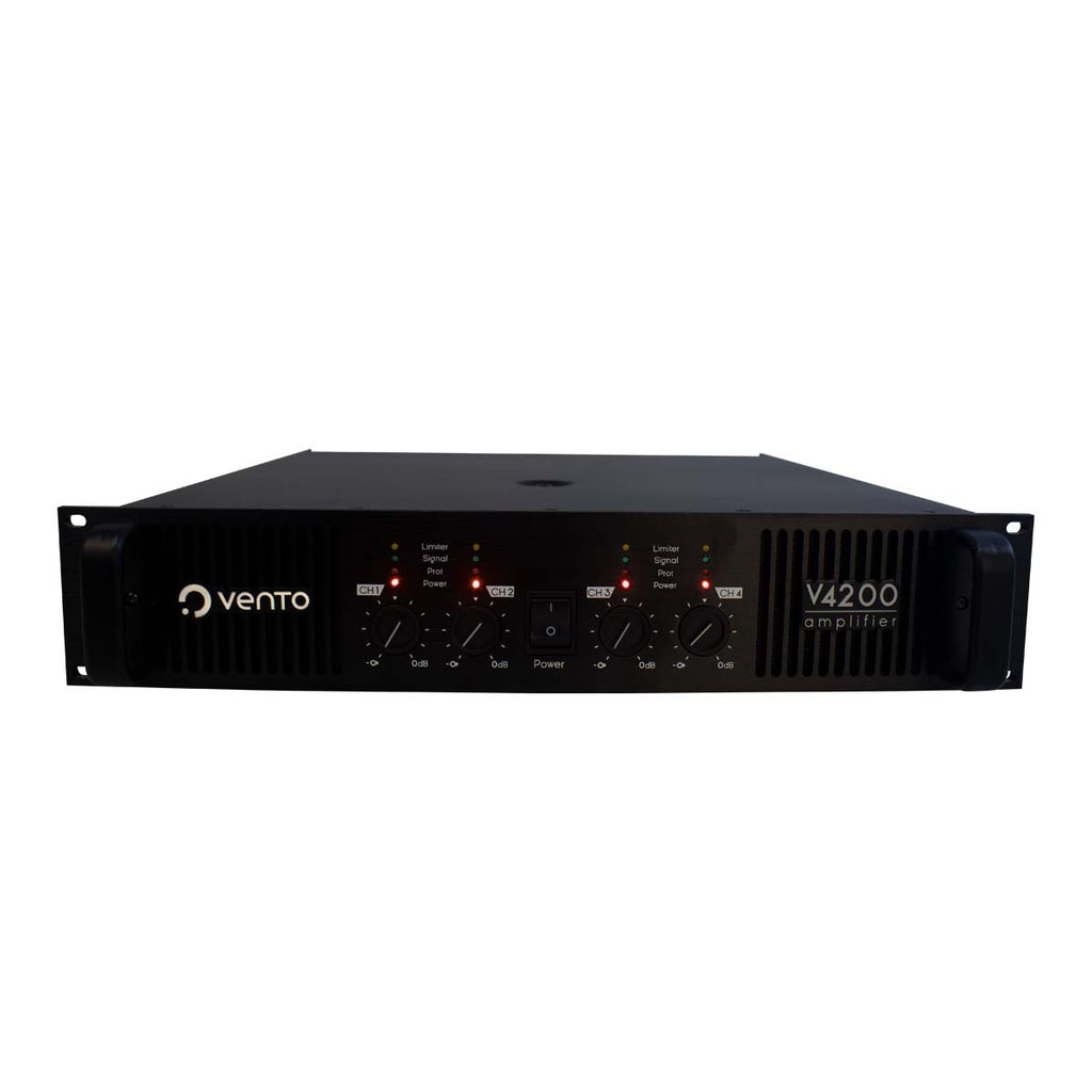Amplificador de potencia Vento V4200 de 4 canales