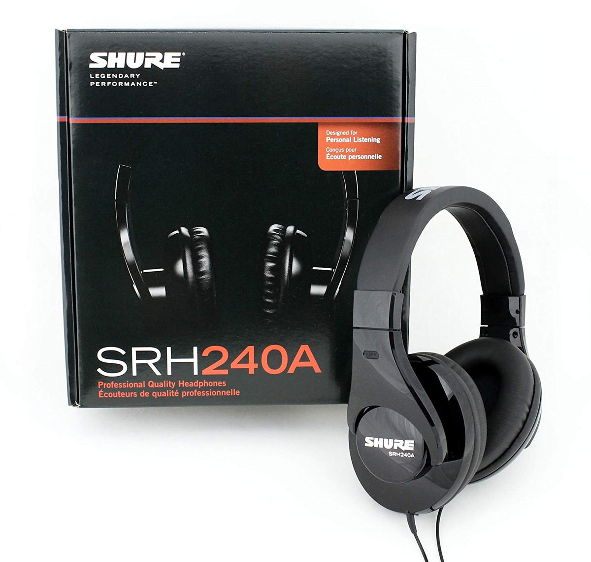 Audífonos de estudio cerrados Shure SRH240A