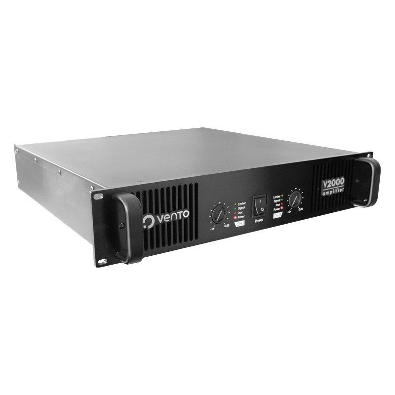 Amplificador de potencia Vento V2000 estéreo de 2 canales