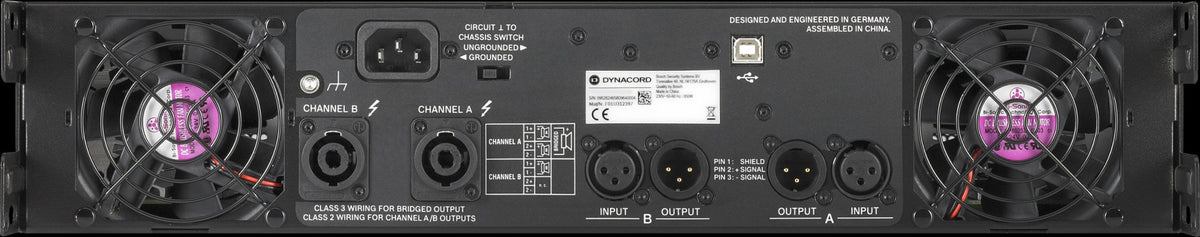 Amplificador de potencia Dynacord L1800FD de 2 canales con DSP