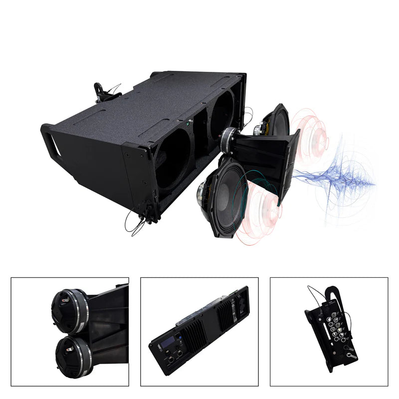 Line array activo Vento VL208X de 2x8 pulgadas
