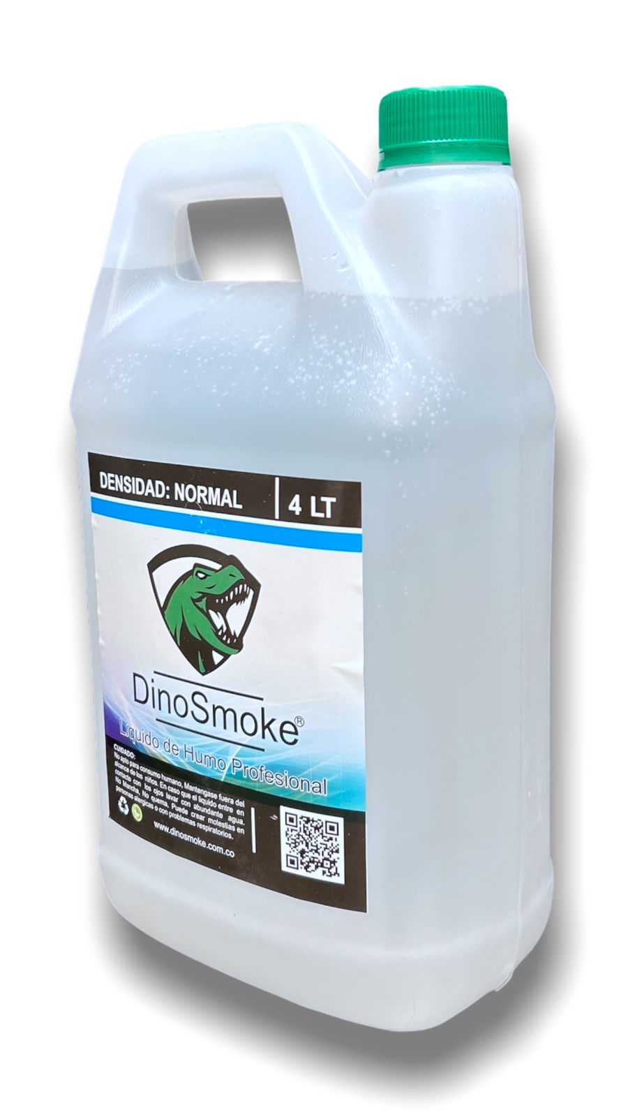 Líquido de humo Dinosmoke presentación galón de 4 litros