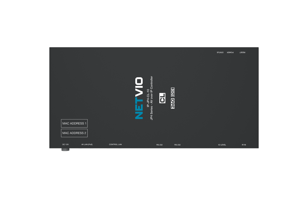 Controlador centralizado Netvio IP-JP4-CL-10 para sistemas AVoIP