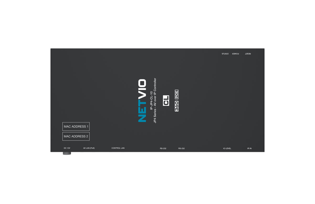 Controlador centralizado Netvio IP-JP4-CL-10 para sistemas AVoIP