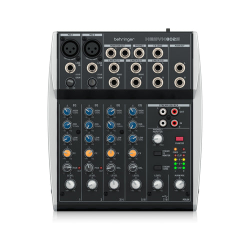 Behringer XENYX 802S Mezclador análogo compacto con USB