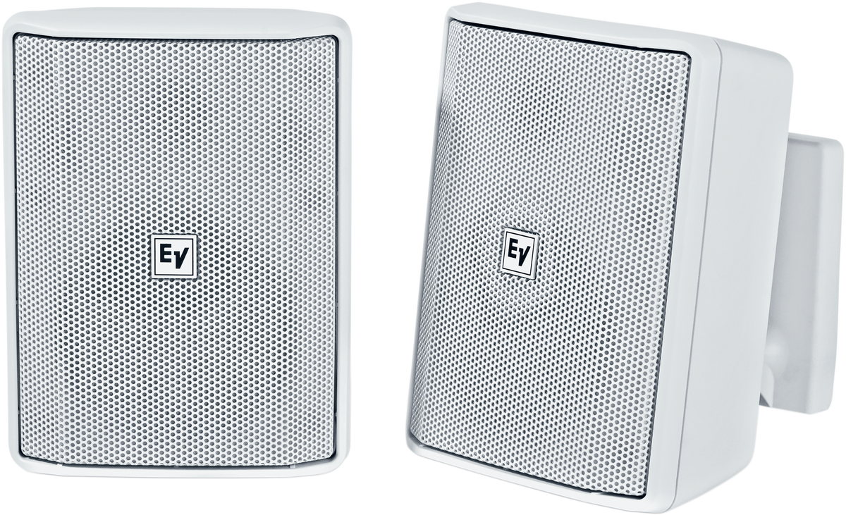 Electrovoice EVID-S4.2TW Parlante de pared 4" 70/100 V IP54 blanco (par)