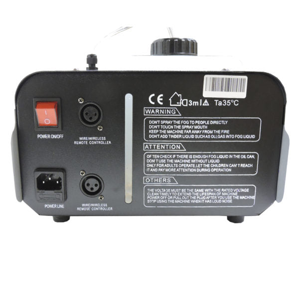 Máquina de humo JP Light JP-4 de 1500 W con control inalámbrico