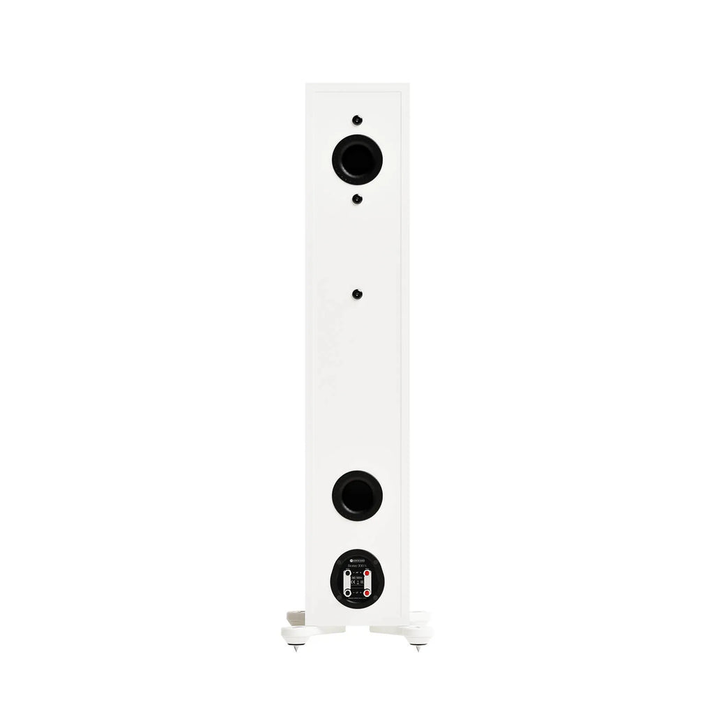 Par de parlantes HiFi de piso Monitor Audio Bronze 300 en acabado Urban Grey