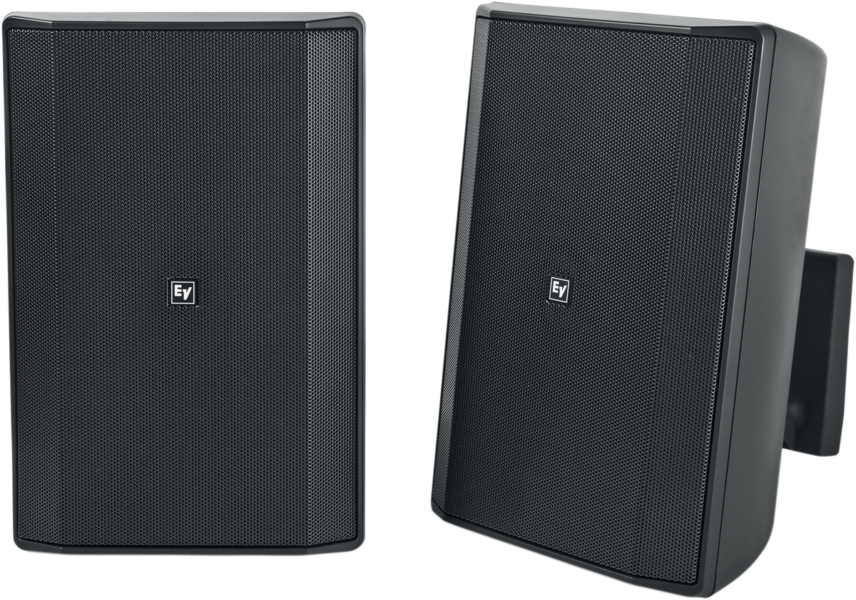 Electrovoice EVID-S8.2TB Parlante de pared 8" 70/100 V IP54 negro (par)